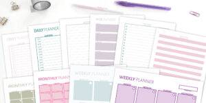 Printable Planner Pages and Digital Art Prints • Mercy Digital Designs