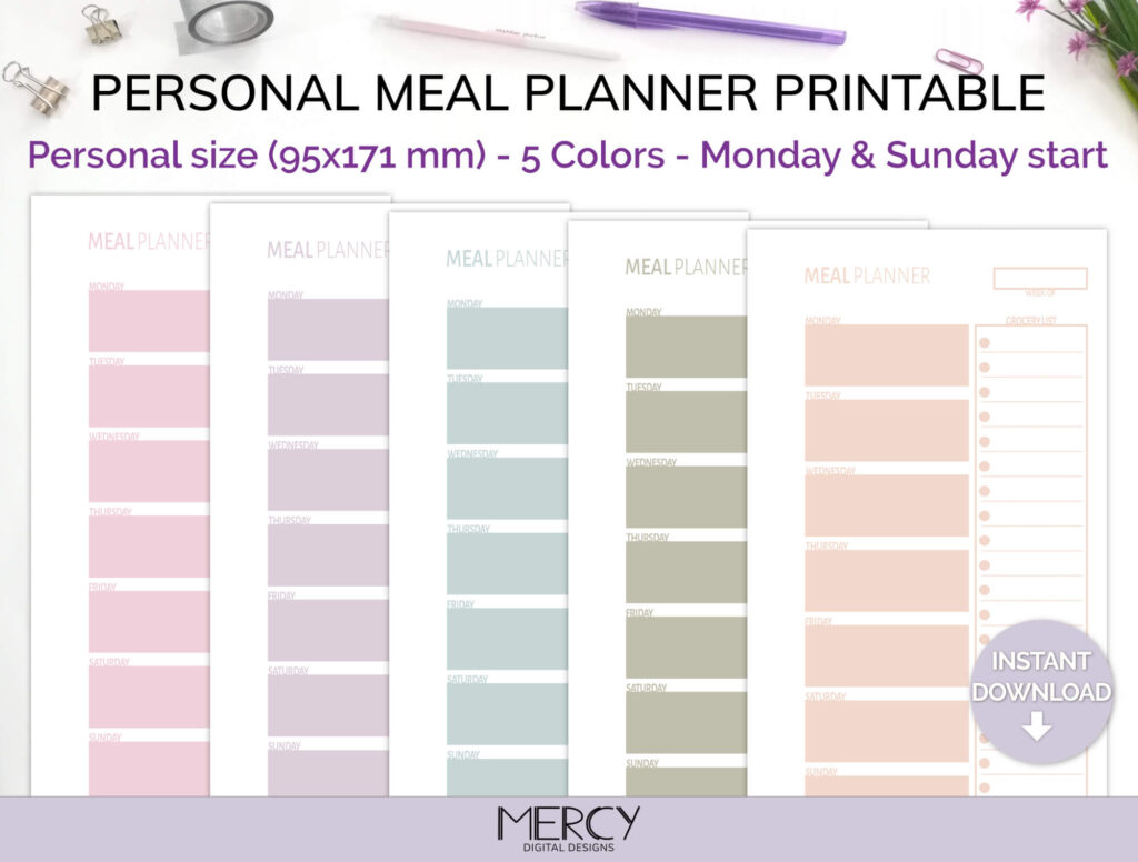 How to Print A5 Planner Inserts • Mercy Digital Designs