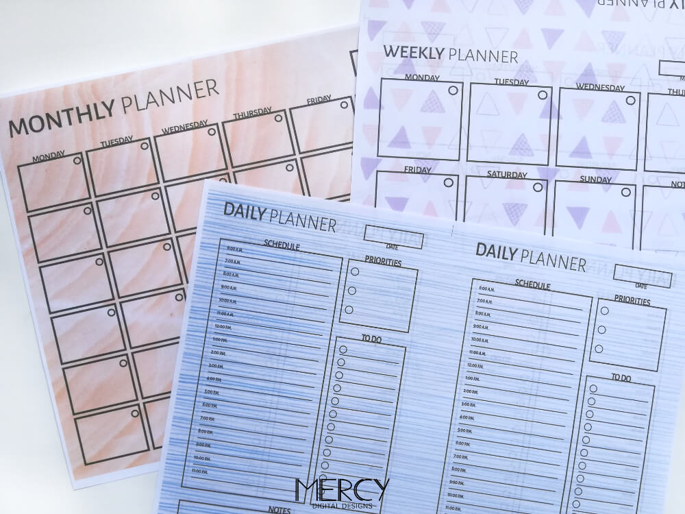 How to Customize your planner with digital paper
