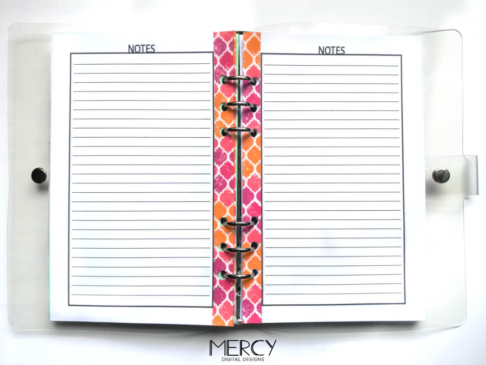 How to personalize your planner with washi tape
