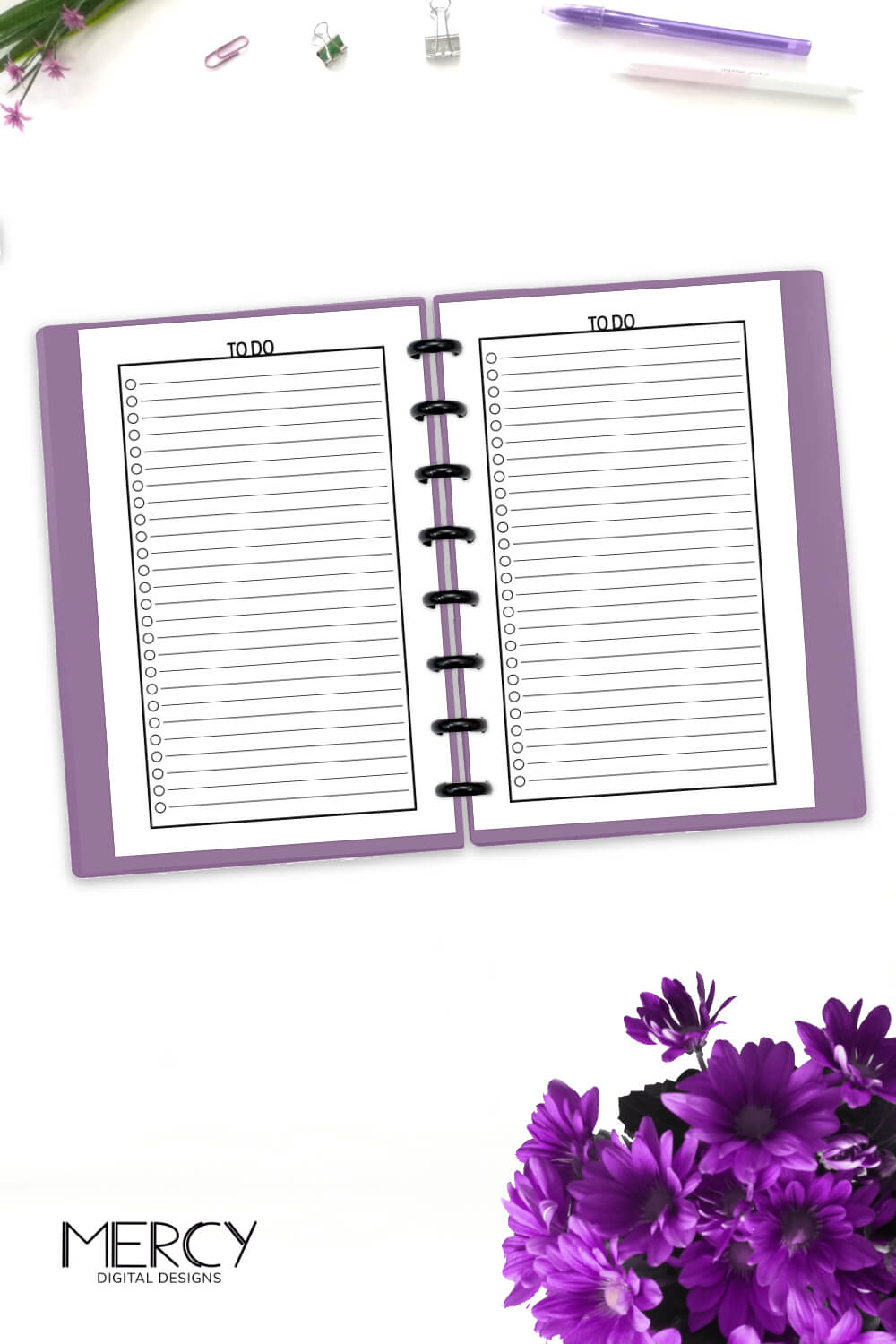 Free Printable Lined To Do List Black and White • MDD
