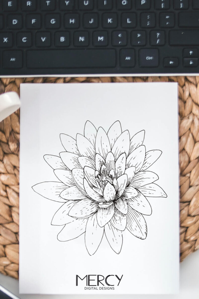 How to Print Printable Wall Art • Mercy Digital Designs