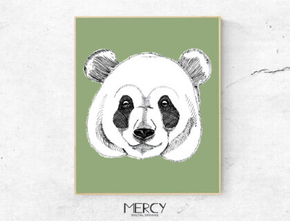 Panda Wall Art Printable