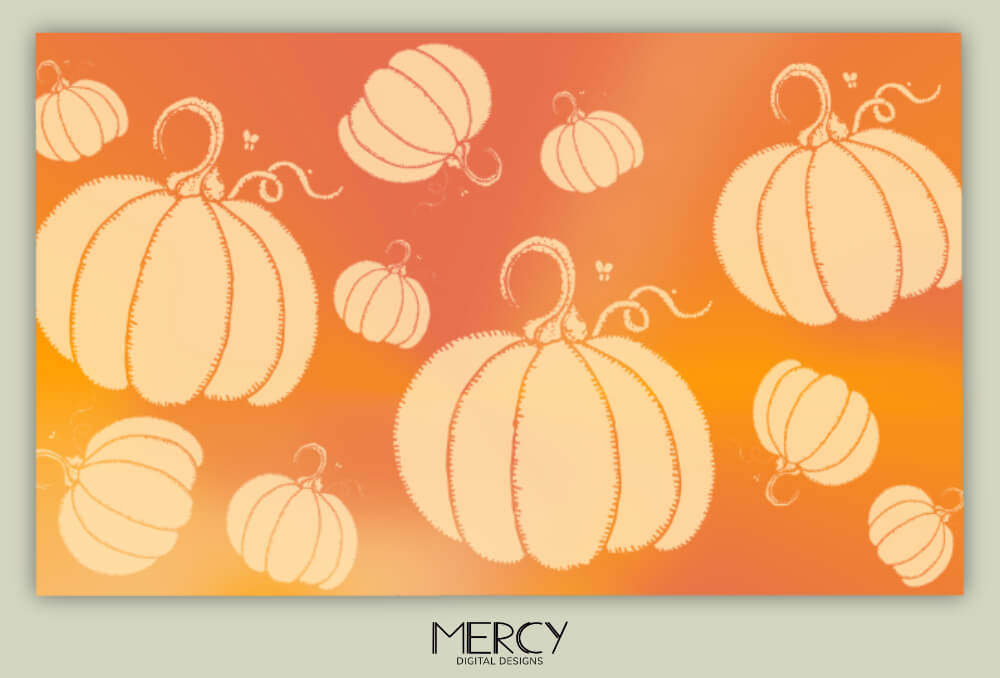 Fall wallpaper for desktop free pumpkins pattern