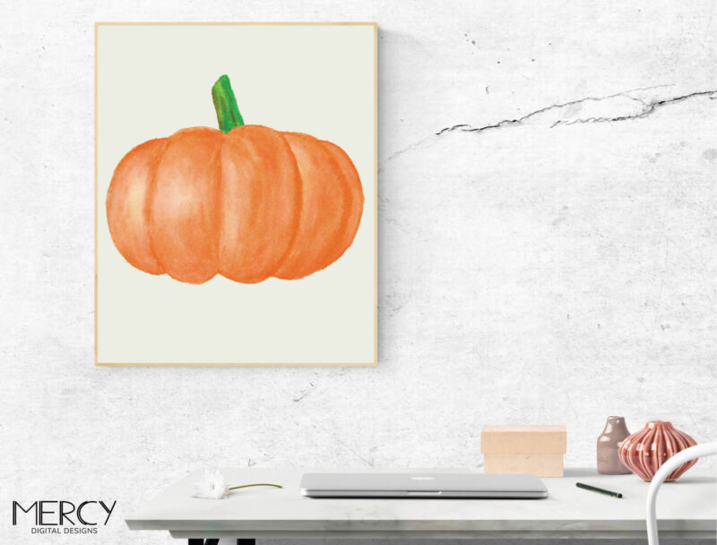 Pumpkin Wall Art Printable 5