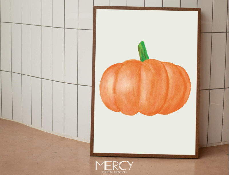 Pumpkin Wall Art Printable 4