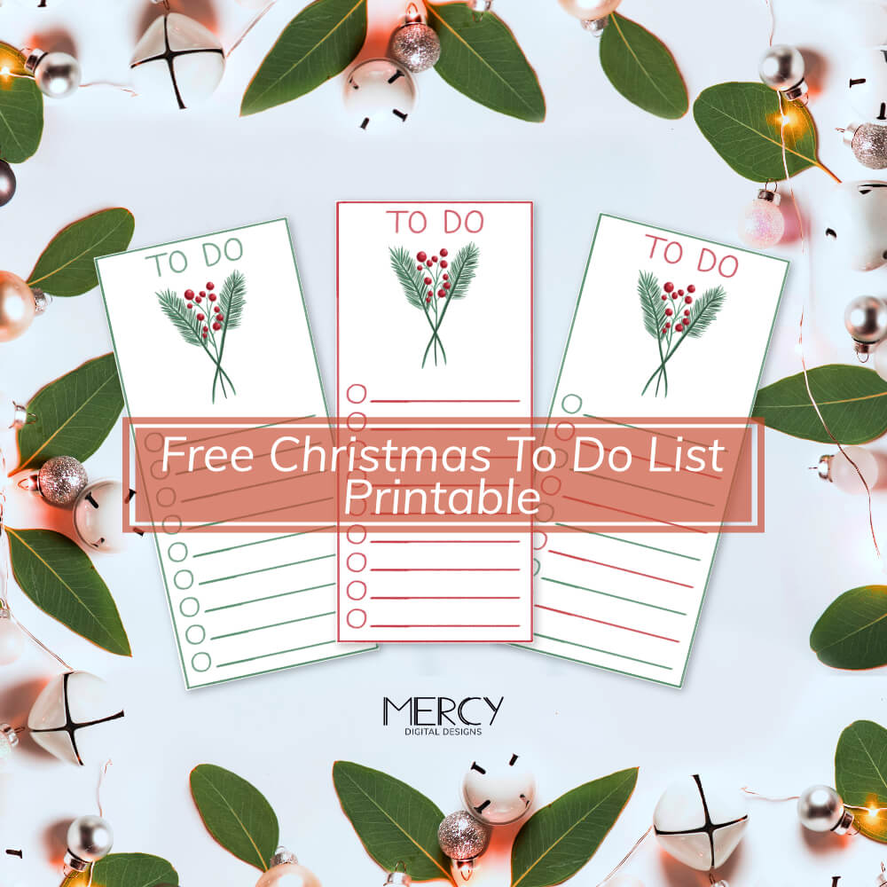Christmas To Do List Printable Free