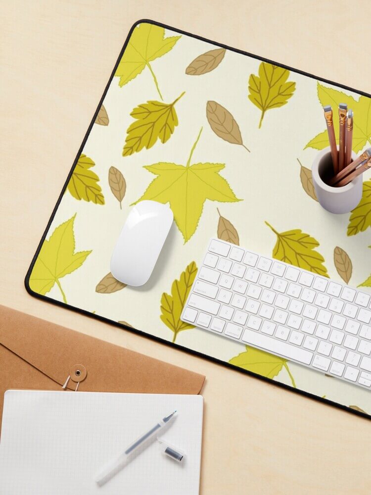 autumn desk mat