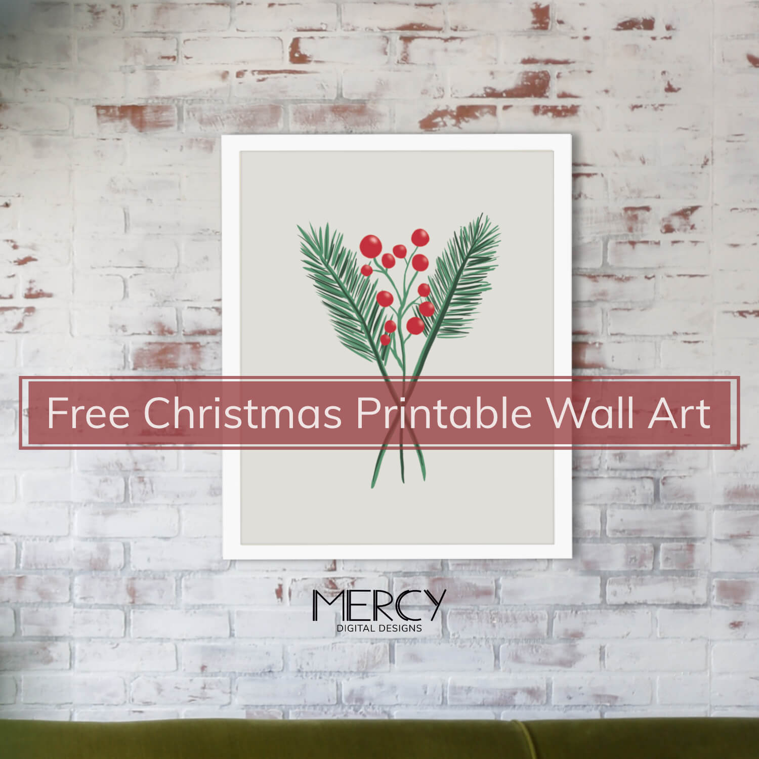 Printable Christmas Wall Art Free