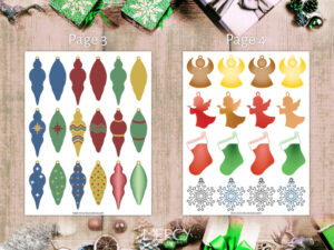 Printable Christmas Ornaments Free • Mercy Digital Designs