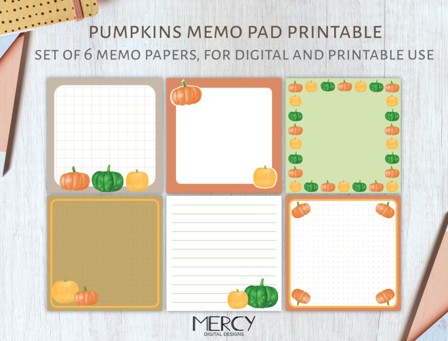 Printable Memo Pad Archives • Mercy Digital Designs