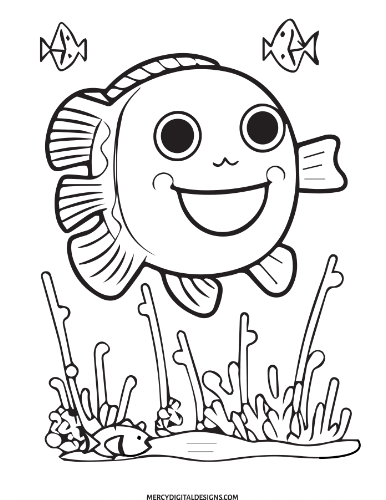 Fish with big smile 
