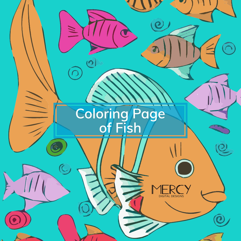 Coloring Page of Fish: 13 Printables to Color
