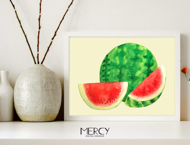 Watermelon painting