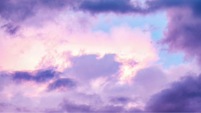 purple clouds