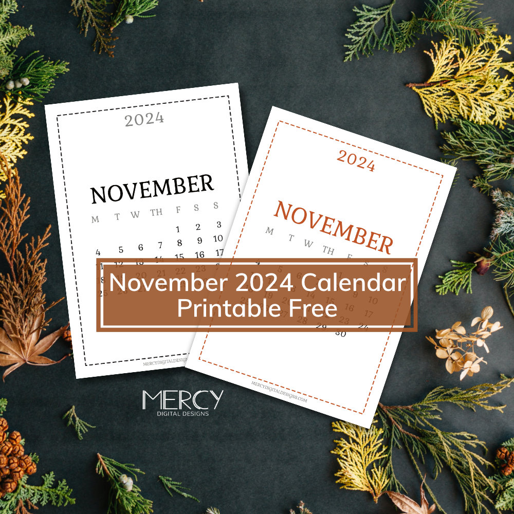 November 2024 Calendar Printable Free