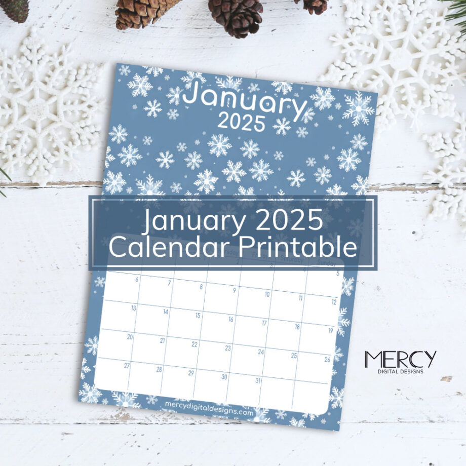 January 2025 Calendar Printable