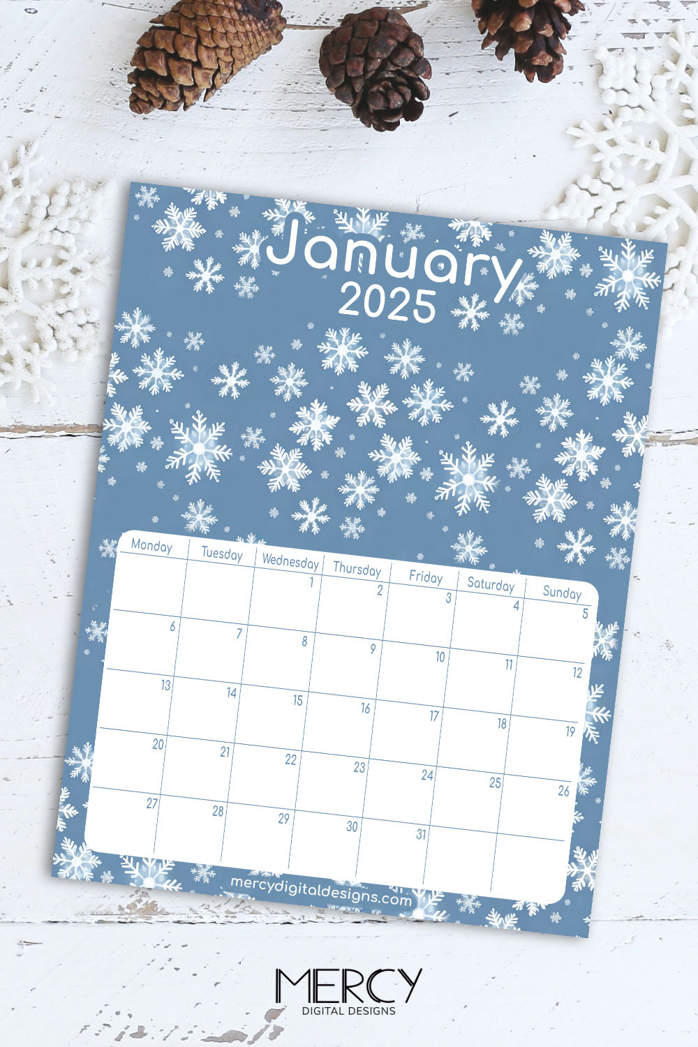 January 2025 Calendar Printable