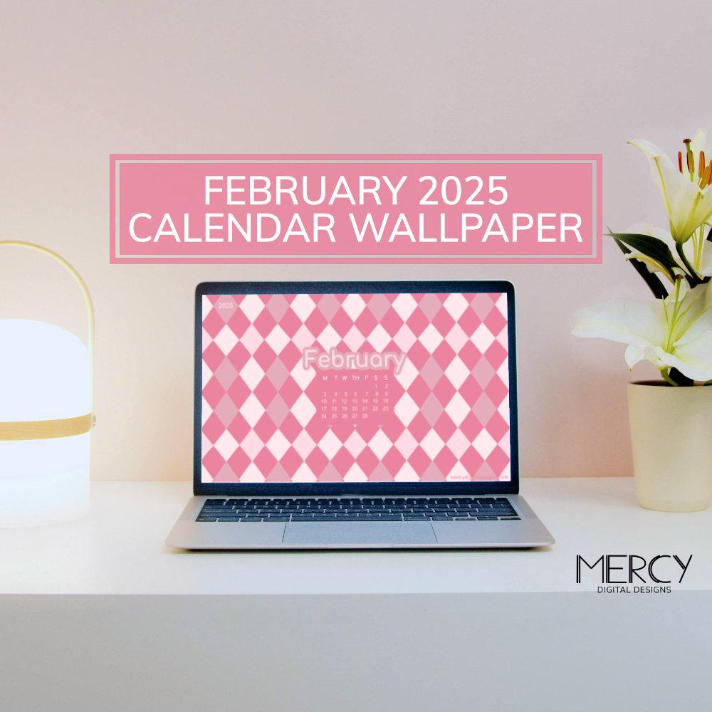 February 2025 Calendar Wallpaper